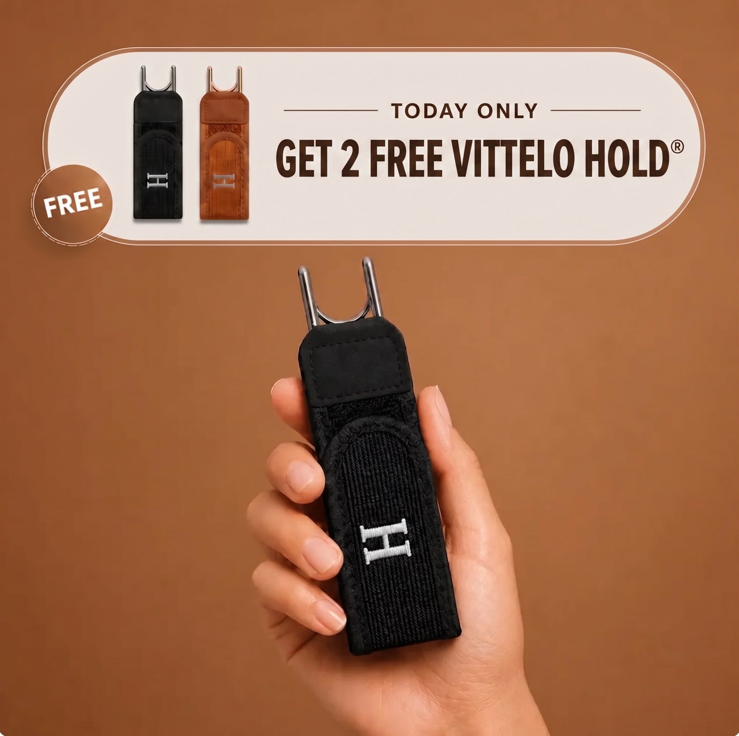 Vittelo Hold Fit Buckle-Free Belt