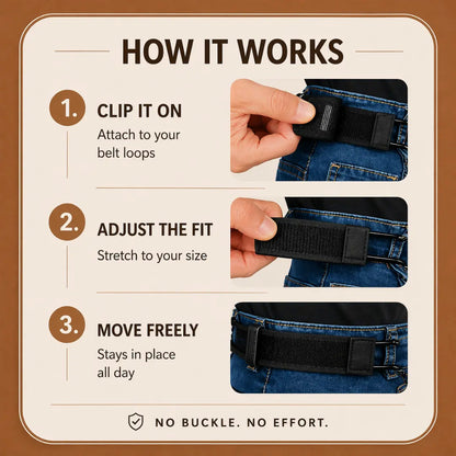 Vittelo Hold Fit Buckle-Free Belt